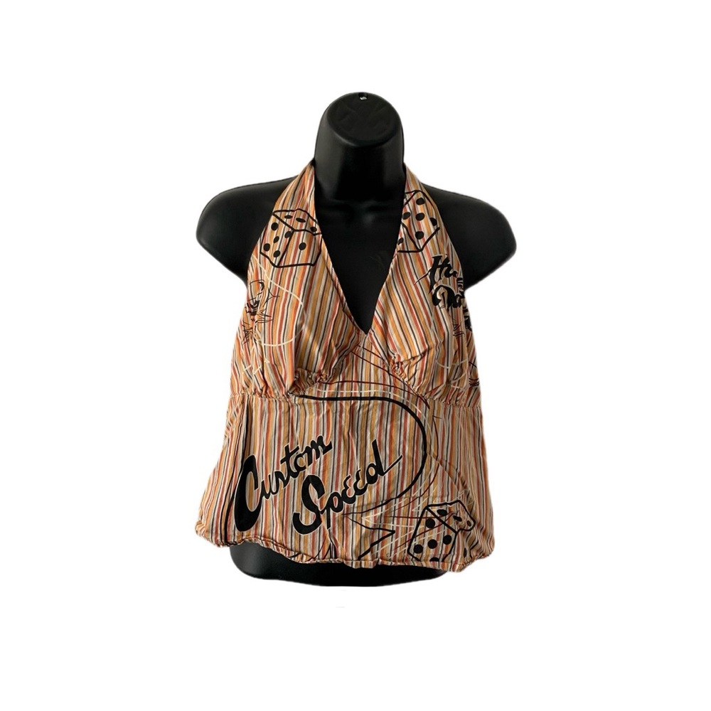 Vintage Harley-Davidson Top — Custom Multicolor Graphic — Size M — 2005 Style